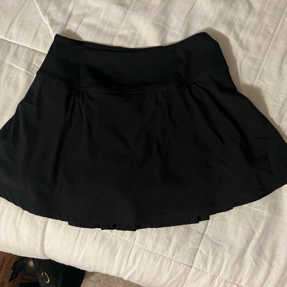 Black tennis skirt